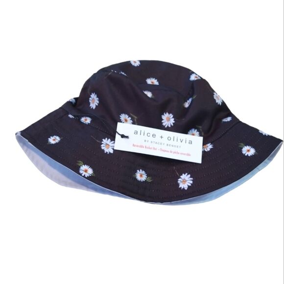 NWT 𝅺ALICE + Olivia Reversible Bucket Hat - Picture 5 of 8